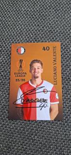 Foto met originele handtekening; Luciano Valente # Feyenoord, Verzenden, Nieuw, Feyenoord