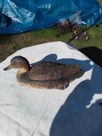 13283)  mooi groot orginal  lok eend   lang 40cm, Ophalen of Verzenden, Zo goed als nieuw, Vogel, Beeldje of Figuurtje