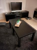 2x IKEA Lack Tafeltje Zwart, Ophalen, Kunststof, Gebruikt, 50 tot 100 cm