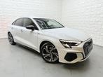 Audi A3 LIMOUSINE 35 TFSI 2x S LINE VIRTUAL KEYLESS DYNAMISC, Auto's, Audi, Stof, 4 cilinders, 150 pk, Wit