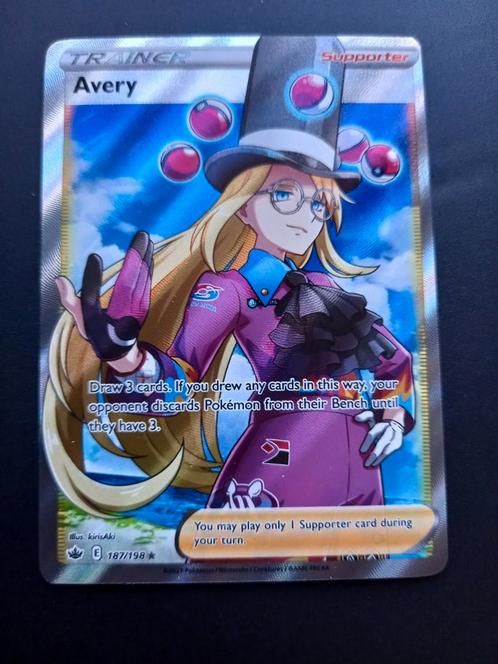 Avery 187/198 Chilling Reign, Hobby en Vrije tijd, Verzamelkaartspellen | Pokémon, Zo goed als nieuw, Losse kaart, Ophalen of Verzenden