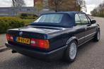 BMW 3-Serie (e30)2.0 I 320 Cabriolet AUT U9 1991 Blauw, Origineel Nederlands, Te koop, 2000 cc, Benzine