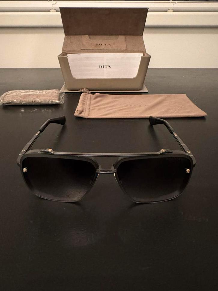 Originele Dita Mach Six zonnebril zwart, Sieraden, Tassen en Uiterlijk, Zonnebrillen en Brillen | Heren, Zo goed als nieuw, Zonnebril