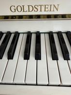 Roomwitte hoogglans piano, Muziek en Instrumenten, Piano's, Ophalen, Gebruikt, Wit, Hoogglans