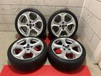Ford Fiesta ST MK7 zomerset origineel + TPMS zeer netjes!, Auto-onderdelen, Banden en Velgen, Ophalen, Gebruikt, --, Ford