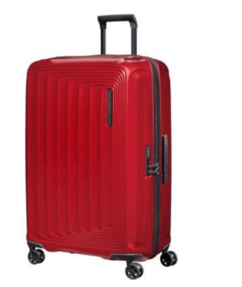 Samsonite Nuon Spinner 75 EXP (Red/Graphite/Blue), Sieraden, Tassen en Uiterlijk, Koffers, Nieuw, Verzenden