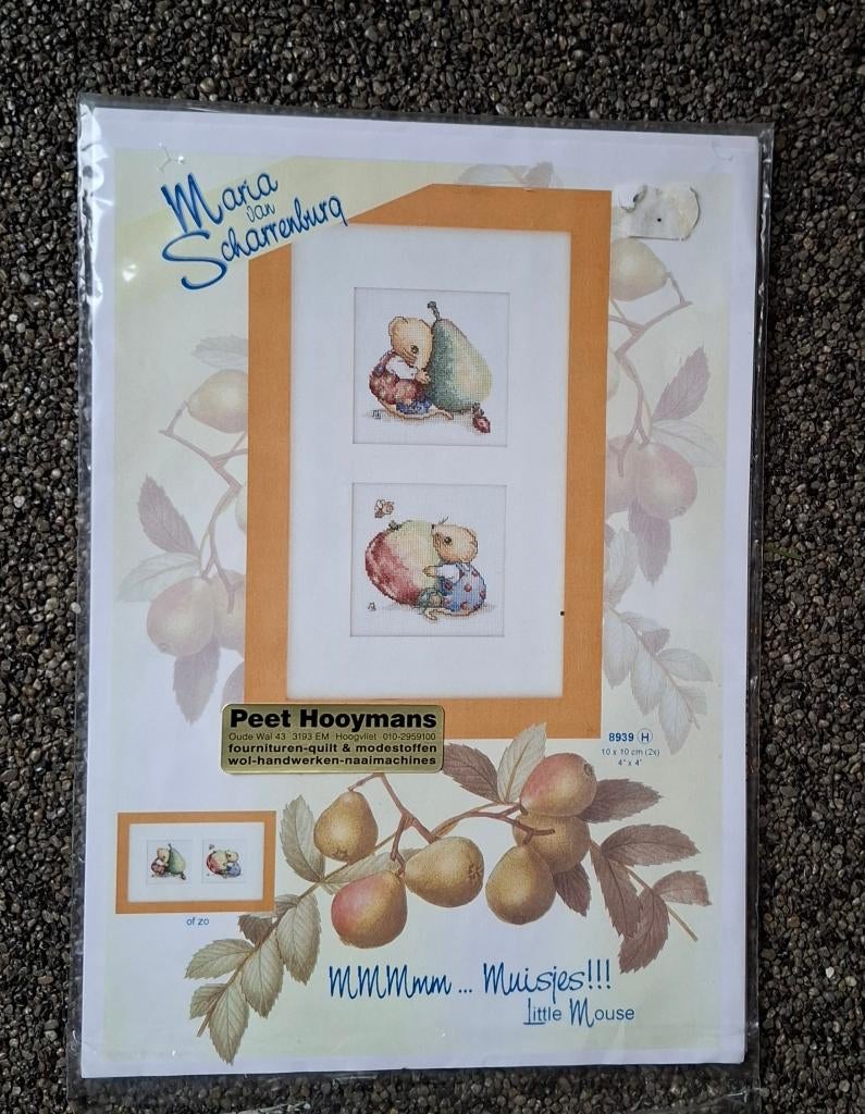 orgineel borduurpatroon inclusief stof mvs 8939, Verzenden, Nieuw, Handborduren, Patroon