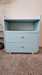 IKEA Myllra Commode - Lichtblauw, Ophalen, Zo goed als nieuw, 75 tot 100 cm, Opstaande rand