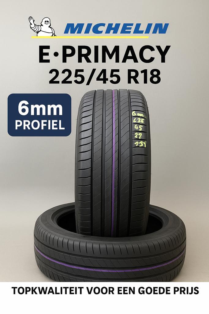 225/45/18 Michelin E-Primacy 6MM, Auto-onderdelen, Banden en Velgen, Band(en), Zomerbanden, 18 inch, 225 mm, Personenwagen, Gebruikt