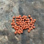 antieke bloedkoraal kralen, 4mm, 32cm, Ophalen of Verzenden, Zo goed als nieuw, Kraal