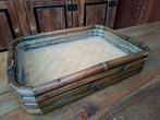 Bamboe plateau tray, Huis en Inrichting, Woonaccessoires | Dienbladen, Ophalen of Verzenden, Zo goed als nieuw, Rechthoekig, Hout