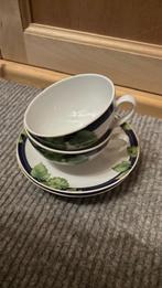 2x kop en schotel klimop Bavaria Kronester, Verzamelen, Ophalen, Zo goed als nieuw, Porselein, Kop en/of schotel