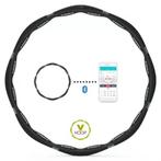 Smart Fitness Hoelahoep VHOOP Zwart met App twv 100 euro, Ophalen of Verzenden, Nieuw, Fitness hoelahoep