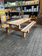 Picknicktafel Lariks Douglas massief, Ophalen, Rechthoekig, Hout