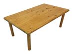 Vintage salontafel pinewood minimalistisch design jaren 70, Ophalen, Gebruikt, 100 tot 150 cm, Vintage