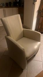 4 leren verstelbare eetkamer stoelen, Ophalen, Gebruikt, Overige kleuren, Leer