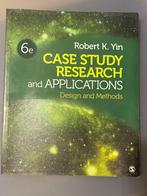 Boek Case Study Research and Applications - Robert Yin, Ophalen of Verzenden, Gelezen, WO