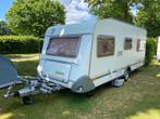 Zéér nette Knaus Südwind 500 TF | Cassetteluifel + Voortent, Caravans en Kamperen, Caravans, Vast bed, Rondzit, Particulier, 4 tot 5 meter