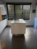 Complete hoogglans eilandkeuken met Pelgrim GEDEMONTEERD, Huis en Inrichting, Keuken | Complete keukens, Wit, Overige typen, Ophalen of Verzenden