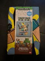 Dekbedovertrek minecraft 2 persoons, Ophalen of Verzenden, Zo goed als nieuw, Eenpersoons, Dekbedovertrek