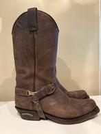 SENDRA ‘distressed’ naturel leder boots (38), Ophalen of Verzenden, Zo goed als nieuw, Bruin, Hoge laarzen