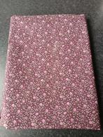 Donkerrode lap met roze bloemetje., Ophalen, 120 cm of meer, Zo goed als nieuw, Katoen