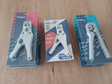 Profoon krimptangen voor tel. en netwerk kabel beschikbaar voor biedingen