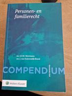 Personen-en familie recht. Isbn 9789013156027, Ophalen of Verzenden, Alpha, Zo goed als nieuw, WO