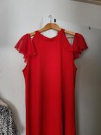 Rode Janina jurk met open schouders - Maat 44, Maat 42/44 (L), Ophalen of Verzenden, Zo goed als nieuw, Janina