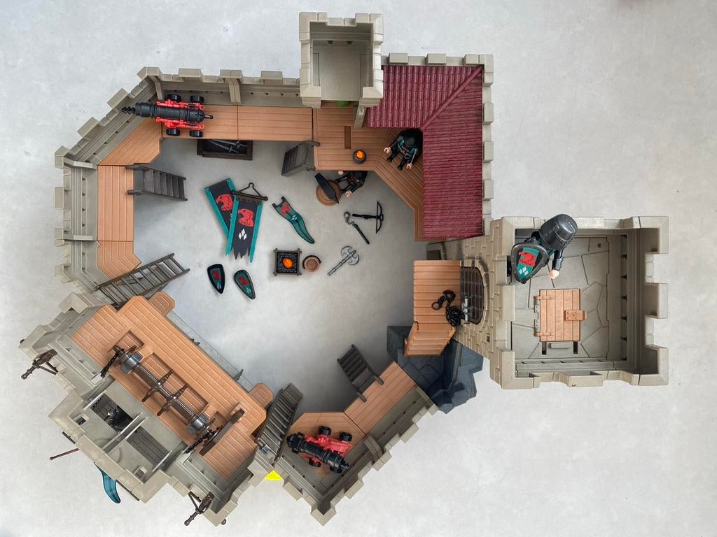 Playmobil Kasteel 4866 - Ridderburcht met accessoires, Ophalen of Verzenden, Gebruikt, Complete set