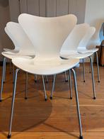 Originele Fritz Hansen vlinderstoelen uit 2004, Huis en Inrichting, Stoelen, Ophalen, Gebruikt, Wit, Vijf, Zes of meer stoelen