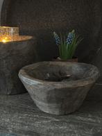 Oud houten vijzel, Ophalen of Verzenden, Nieuw, Rechthoekig, Hout