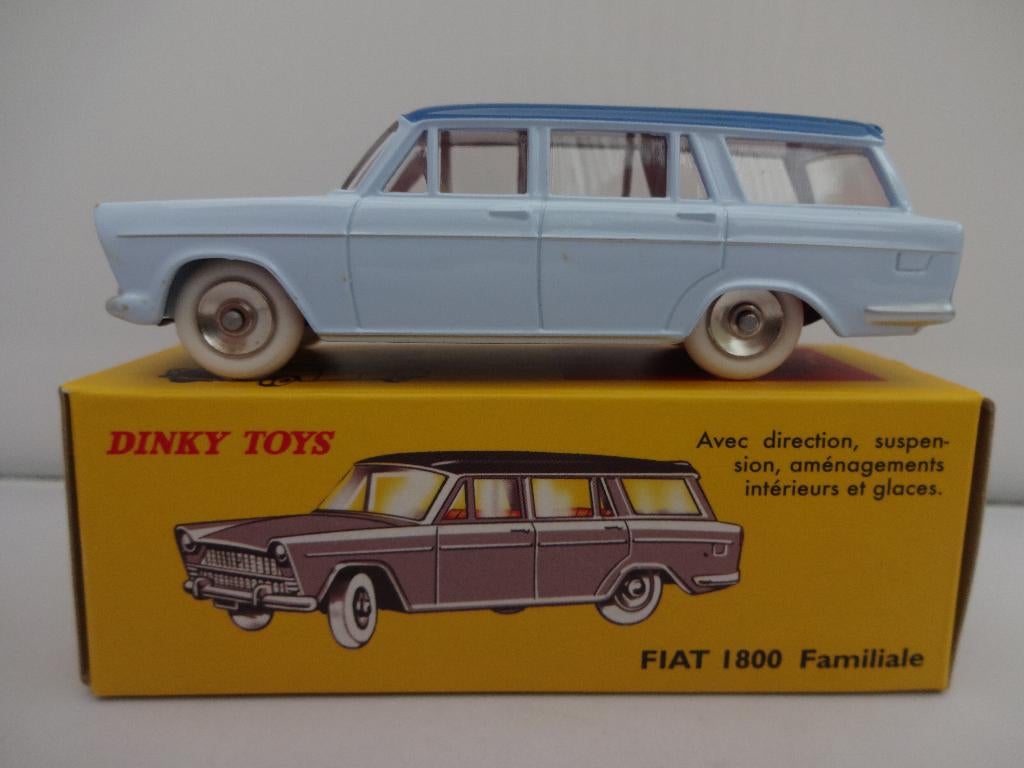 Fiat 1800 Familiale Blauw nr: 548 van Dinky Toys 1:43, Ophalen of Verzenden, Nieuw, Auto, Dinky Toys