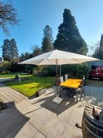 Parasol 3,5m - Aluminium - ecru, Ophalen, Verstelbaar, Gebruikt, Stokparasol