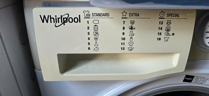 Whirlpool WTD 9509 BK Droger - 9kg B-klasse, Witgoed en Apparatuur, Wasdrogers, Gebruikt, Condens, 6 tot 8 kg, 85 tot 90 cm, Ophalen of Verzenden