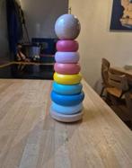 Houten stapeltoren, blokkenhuisjes en Clementoni mobiel, Ophalen of Verzenden, Zo goed als nieuw, Overige typen, Met geluid
