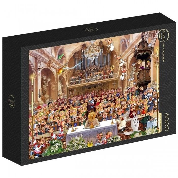 Puzzel 6000 stukjes, Hobby en Vrije tijd, Denksport en Puzzels, Ophalen of Verzenden, Meer dan 1500 stukjes, Zo goed als nieuw