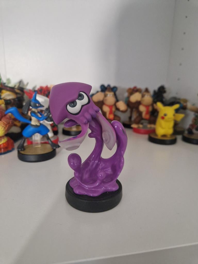 Paarse Splatoon Inkling Squid Amiibo, Ophalen of Verzenden, ., ., .