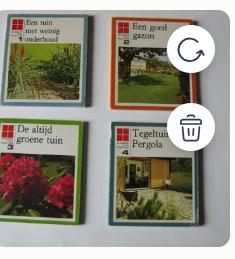 Een Tuin met weinig onderhoud in 4 kleine boekjes, Boeken, Ophalen of Verzenden, Zo goed als nieuw
