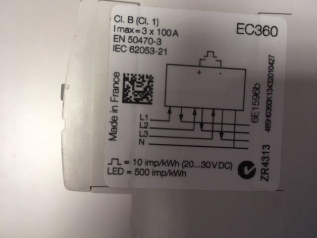421. kWh meter Elektriciteitsmeter stroomtransformator, Hobby en Vrije tijd, Elektronica-componenten, Nieuw, Ophalen of Verzenden