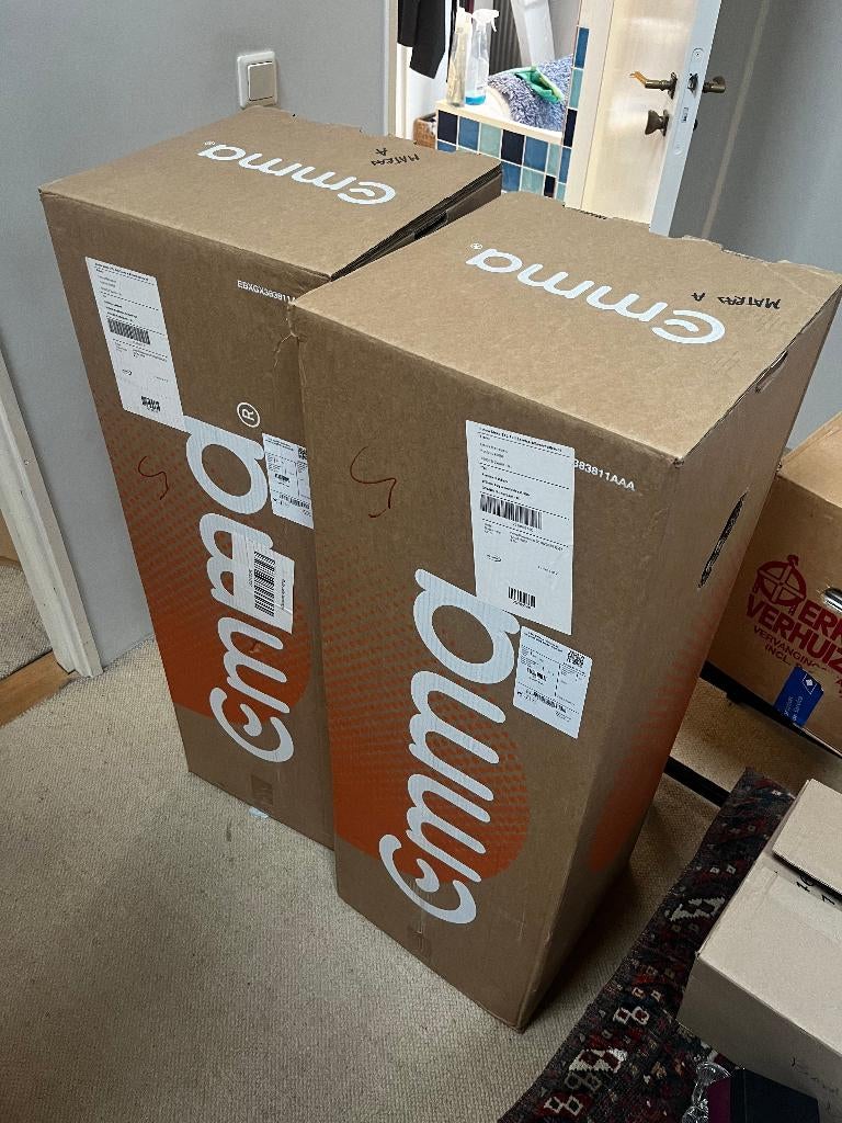 Emma Sleep matrassen + topper en bed, Ophalen, Matras, 200 cm, 160 cm