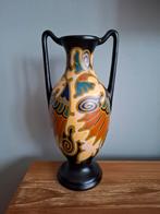 Zeldzaam mooie Gouda plateel Regina Darla oorvaas, Ophalen of Verzenden