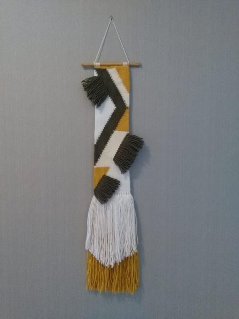 Wandkleed Geometrisch, Huis en Inrichting, Woonaccessoires | Wanddecoraties, Ophalen, 18 cm, Meerkleurig, Nieuw