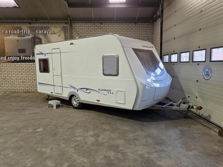 Caravelair Eldorado 460 / Frans bed / Rondzit, Caravans en Kamperen, Caravans, Bedrijf, tot en met 4, 1000 - 1250 kg, Rondzit