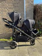 Duo kinderwagen, Kinderen en Baby's, Kinderwagens en Combinaties, Gebruikt, Verstelbare duwstang, Combiwagen, Ophalen