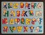 Grote alfabet letters puzzel met beertjes - hout educatief, 2 tot 4 jaar, Gebruikt, 10 tot 50 stukjes, Ophalen of Verzenden
