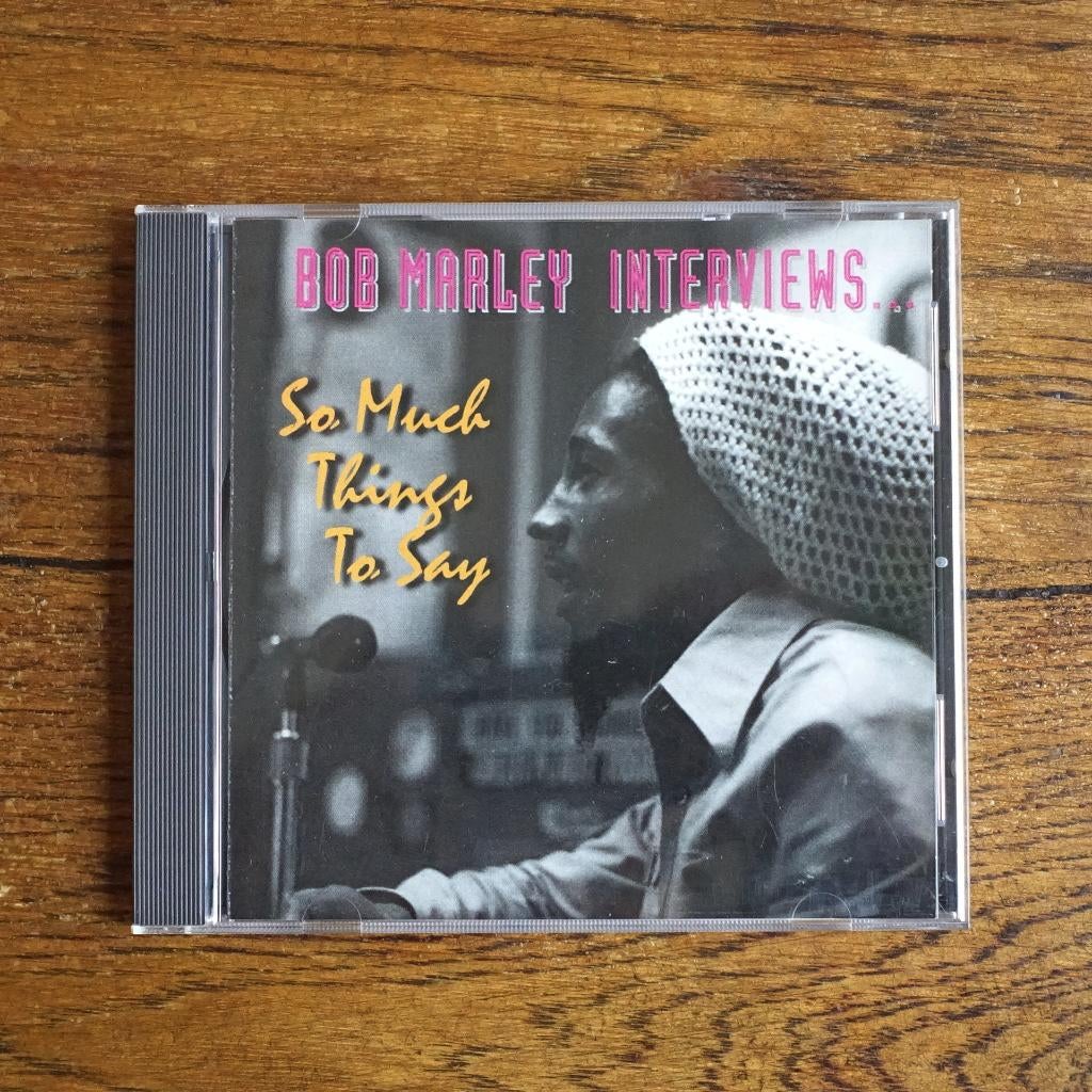 Bob Marley - Interviews... So Much Things To Say / CD, Cd's en Dvd's, Ophalen of Verzenden, Gebruikt