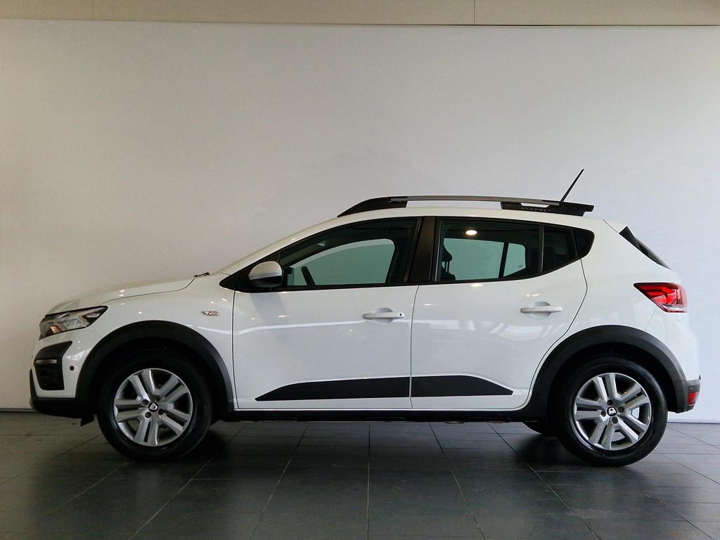 Dacia Sandero 1.0 TCe 100 Bi-Fuel Expression TREKHAAK | CLIM, Auto's, Voorwielaandrijving, Met garantie (alle), 610 kg, Wit