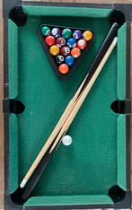 Mini Pooltafel met Keuen en Ballen, Ophalen of Verzenden, Gebruikt, Pooltafel