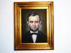 Abraham Lincoln de 16e President van de Verenigde Staten, Antiek en Kunst, Kunst | Schilderijen | Klassiek, Ophalen of Verzenden